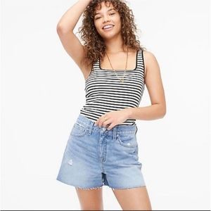 J. Crew slouchy boyfriend cut off shorts